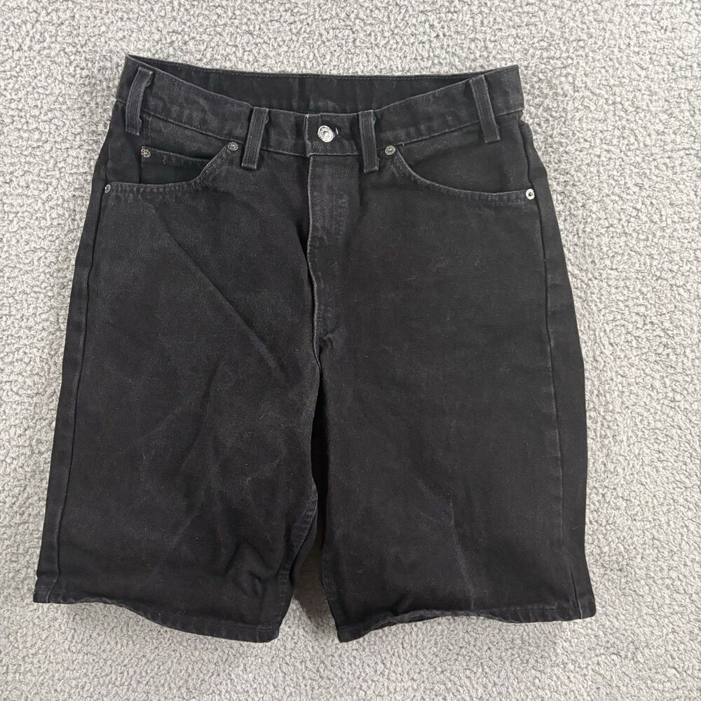 Vintage Levis Shorts Mens 33 Denim Jean Orange Tab 90s Relaxed Fit 550 Jorts USA